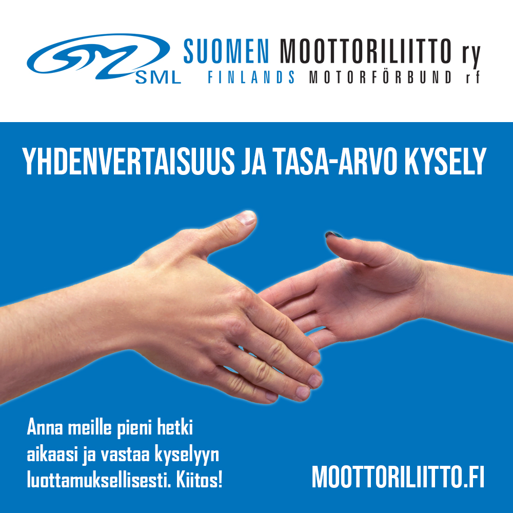 Suomen Moottoriliitto - Yhdenvertaisuus, tasa-arvo ja syrjinnän ehkäiseminen