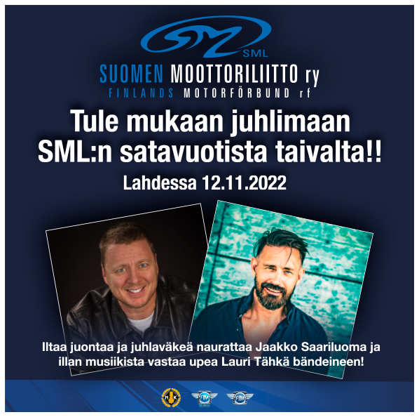 Suomen Moottoriliitto - Gaalapäivän info osallistujille 